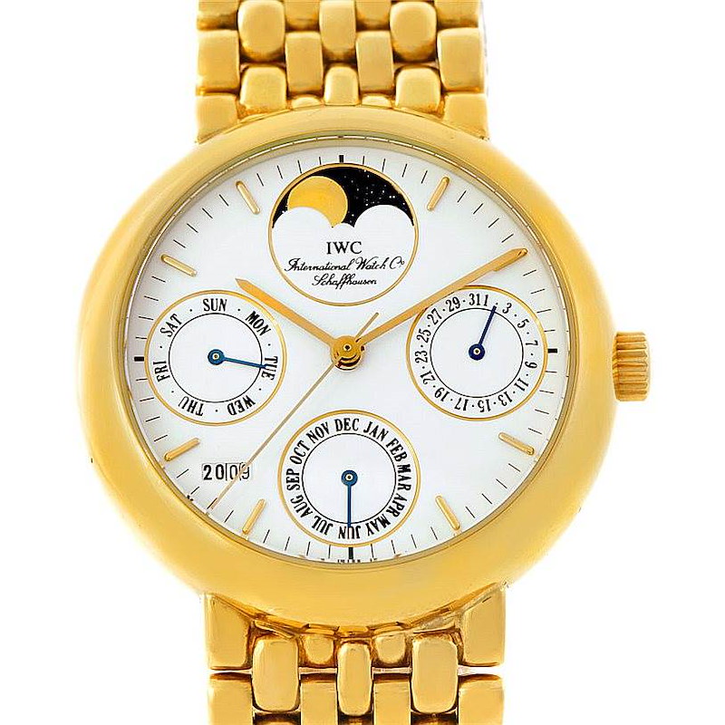 IWC Portofino Moonphase Perpetual 18K Yellow Gold Watch 3541