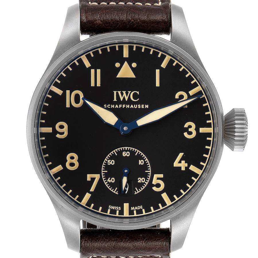IWC Big Pilot Heritage Black Dial Titanium LE Mens Watch IW510301