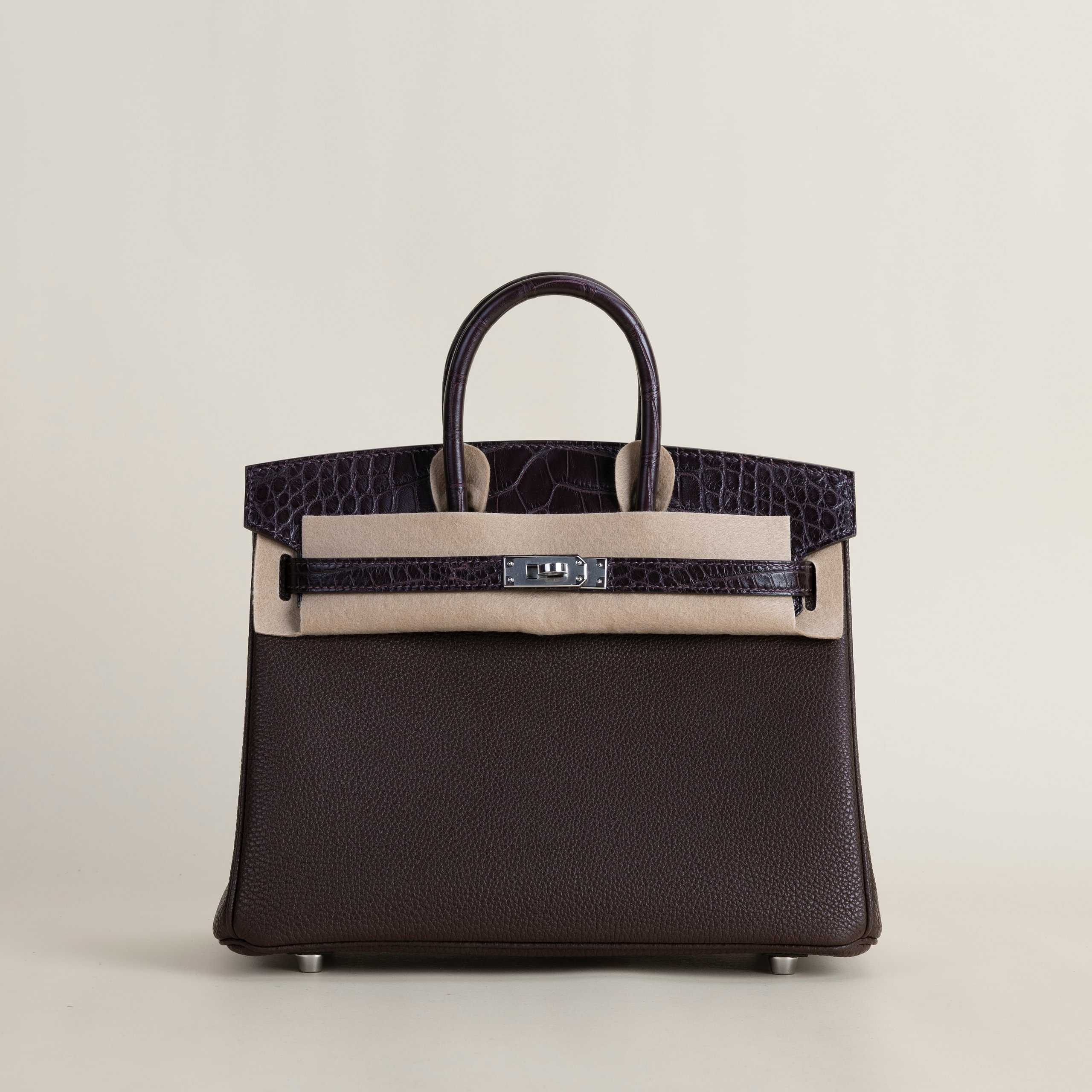 Birkin 25 togo touch chocolate PHW