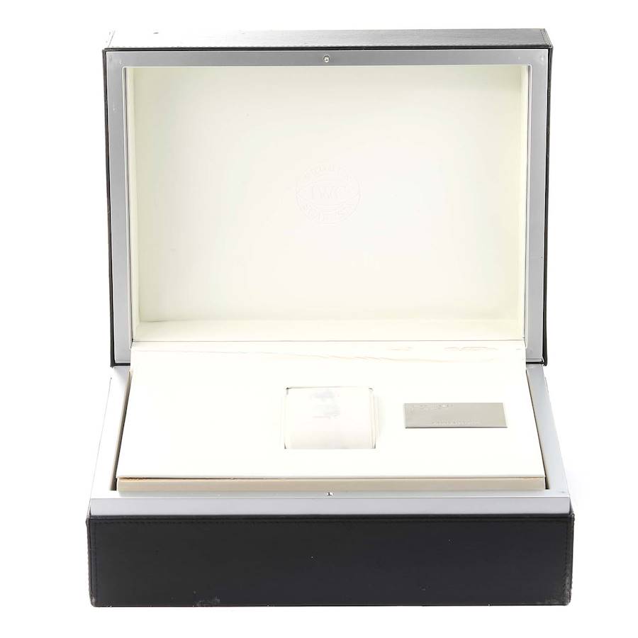 IWC Portuguese 7 Day Black Dial Limited Edition Steel Mens Watch IW500001