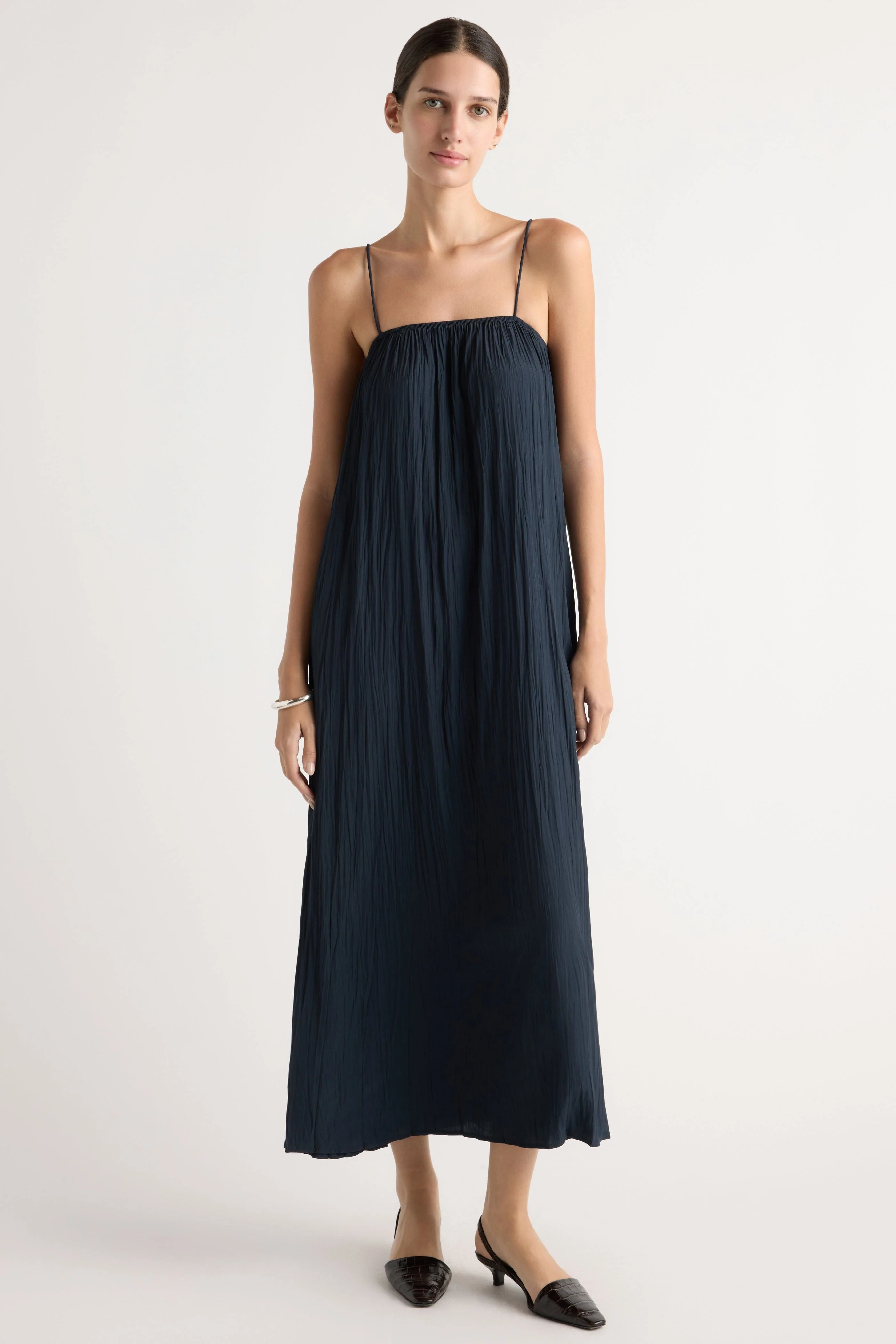 Solange Crinkled Maxi Dress