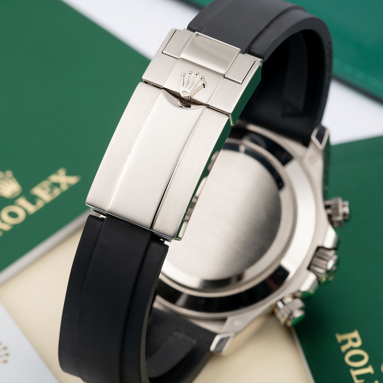??Limited Time Offer -Rolex Daytona White Gold Steel Grey Dial Oysterflex Strap 116519ln-0027
