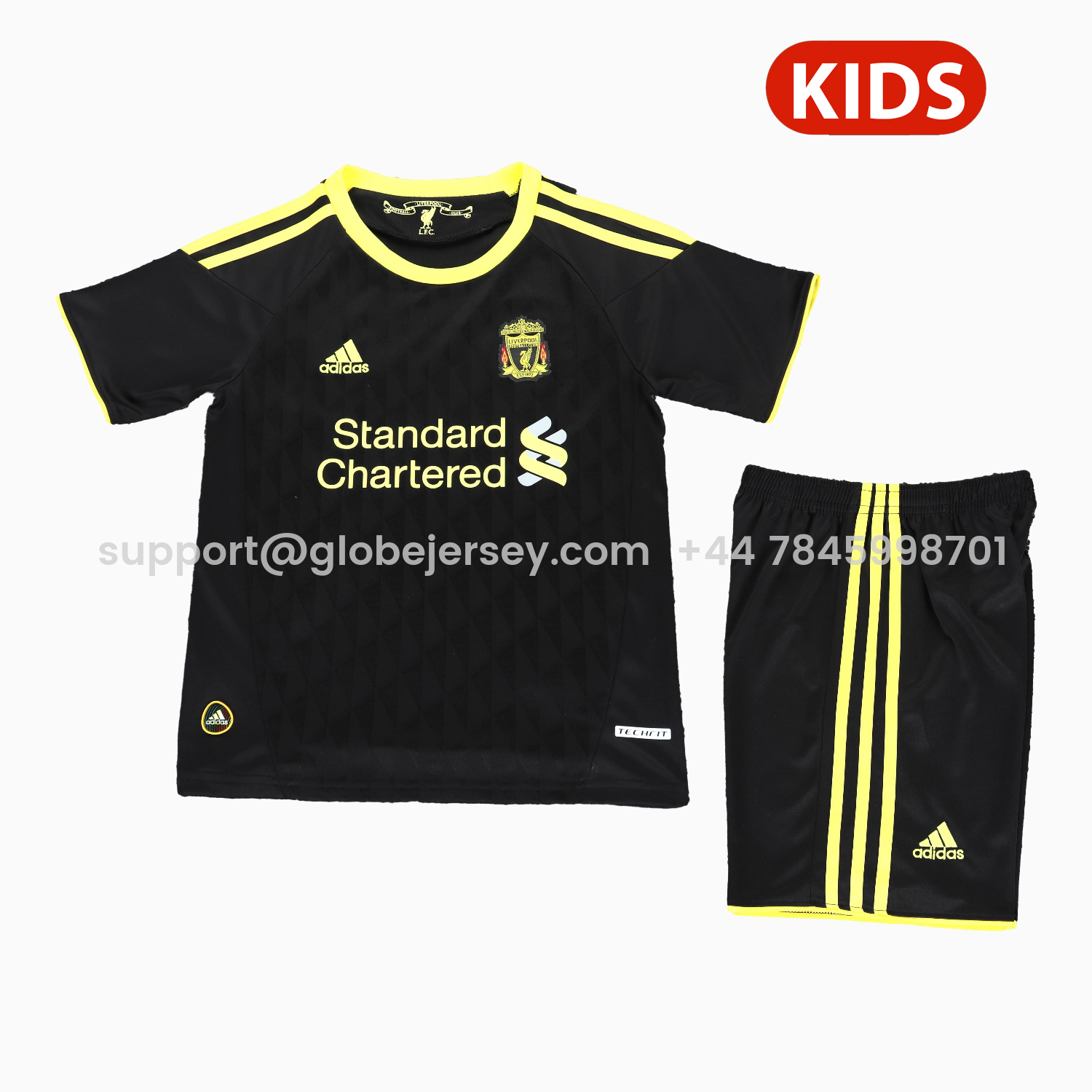 Retro Liver.pool 2010-11 Third Kids KitKit