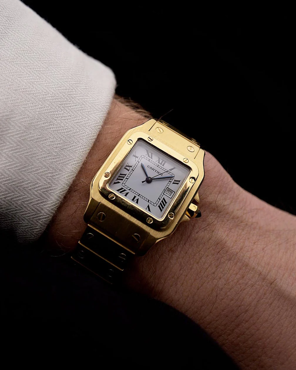 Cartier Santos Carr&eacute;e 2964 1980s
