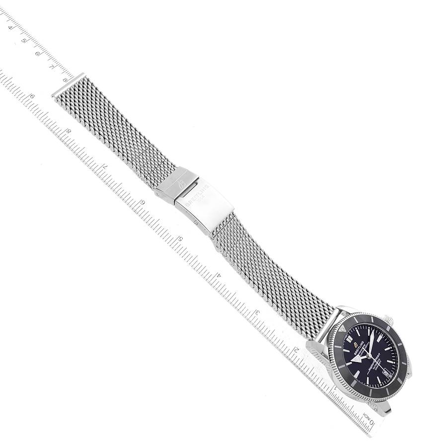 Breitling Superocean Heritage II 42 Black Dial Steel Watch AB2010