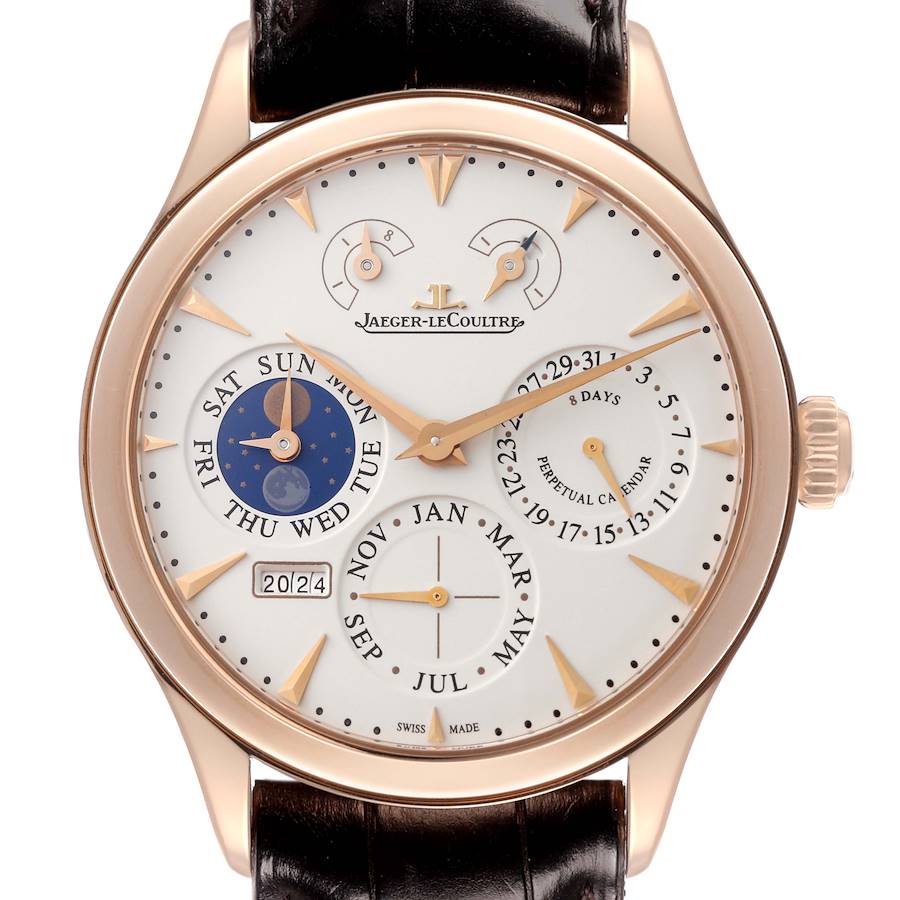 Jaeger LeCoultre Master Perpetual Calendar Rose Gold Watch 174.2.26.S Q1612520