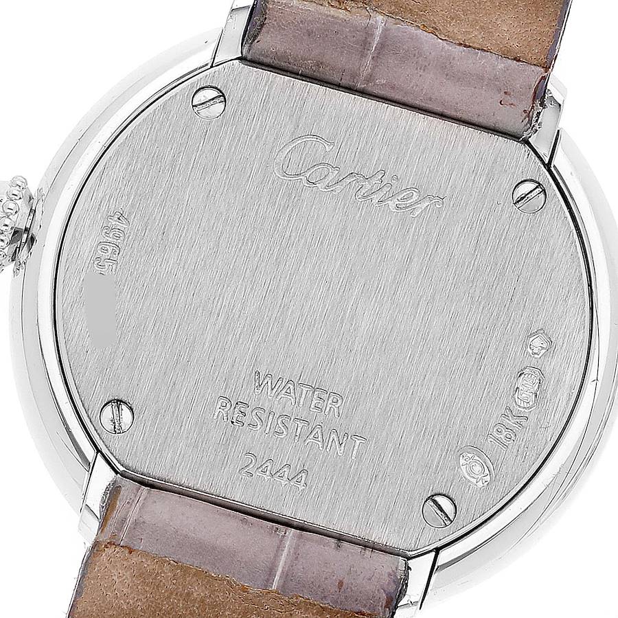 Cartier Trinity White Gold Diamond Dial Ladies Watch WG201156 Papers