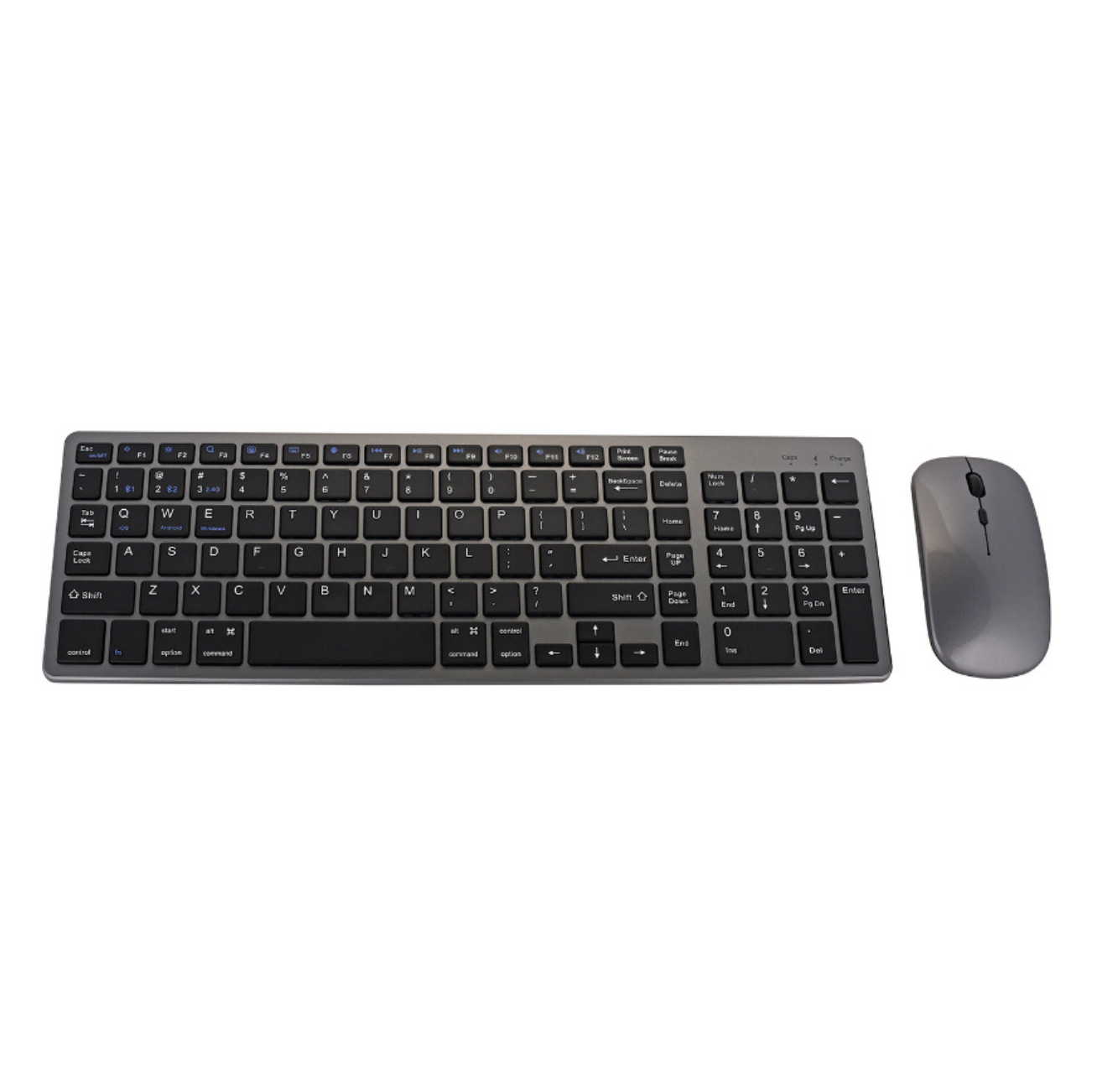 2.4G Wireless Keyboard and Mouse Combo Full Size Set
