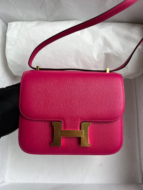 Replica Hermès Constance 18Cm Bright Rose