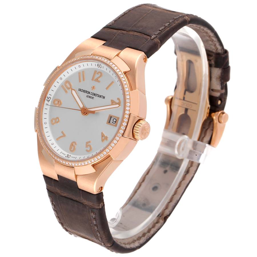 Vacheron Constantin Overseas Rose Gold Diamond Ladies Watch 47560