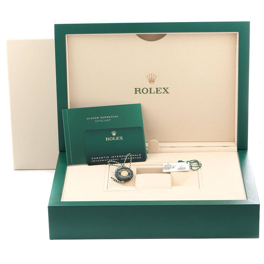 Rolex President Yellow Gold Pave Diamond Ladies Watch 279458