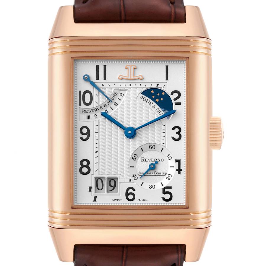 Jaeger LeCoultre Reverso Septantieme Limited Edition Rose Gold Mens Watch 240.2.19 Q3002420