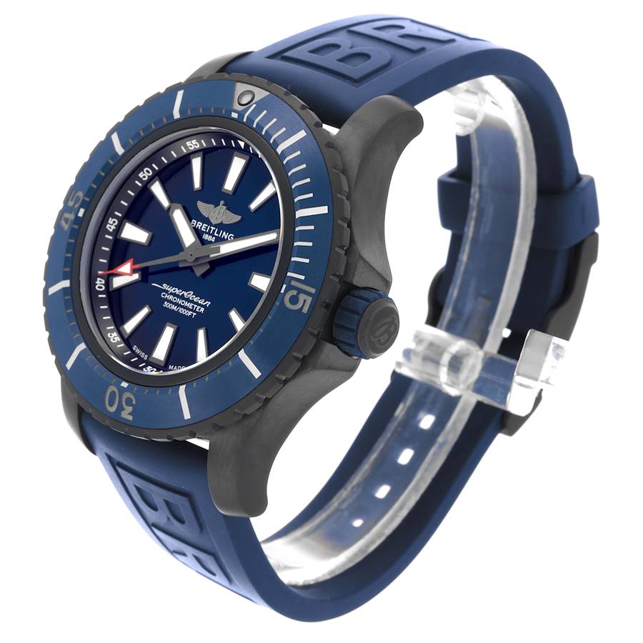 Breitling Superocean 48 Blue Dial Titanium Mens Watch V17369