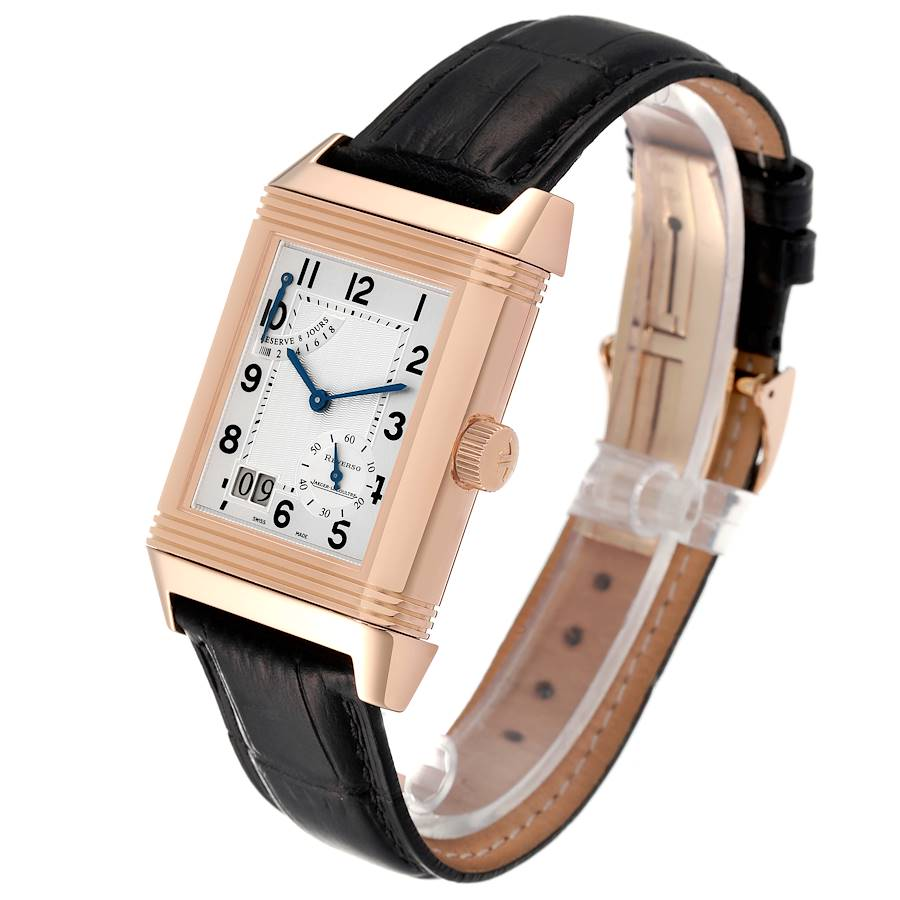 Jaeger LeCoultre Reverso Grande Date Rose Gold Mens Watch 240.2.15 Q3002401