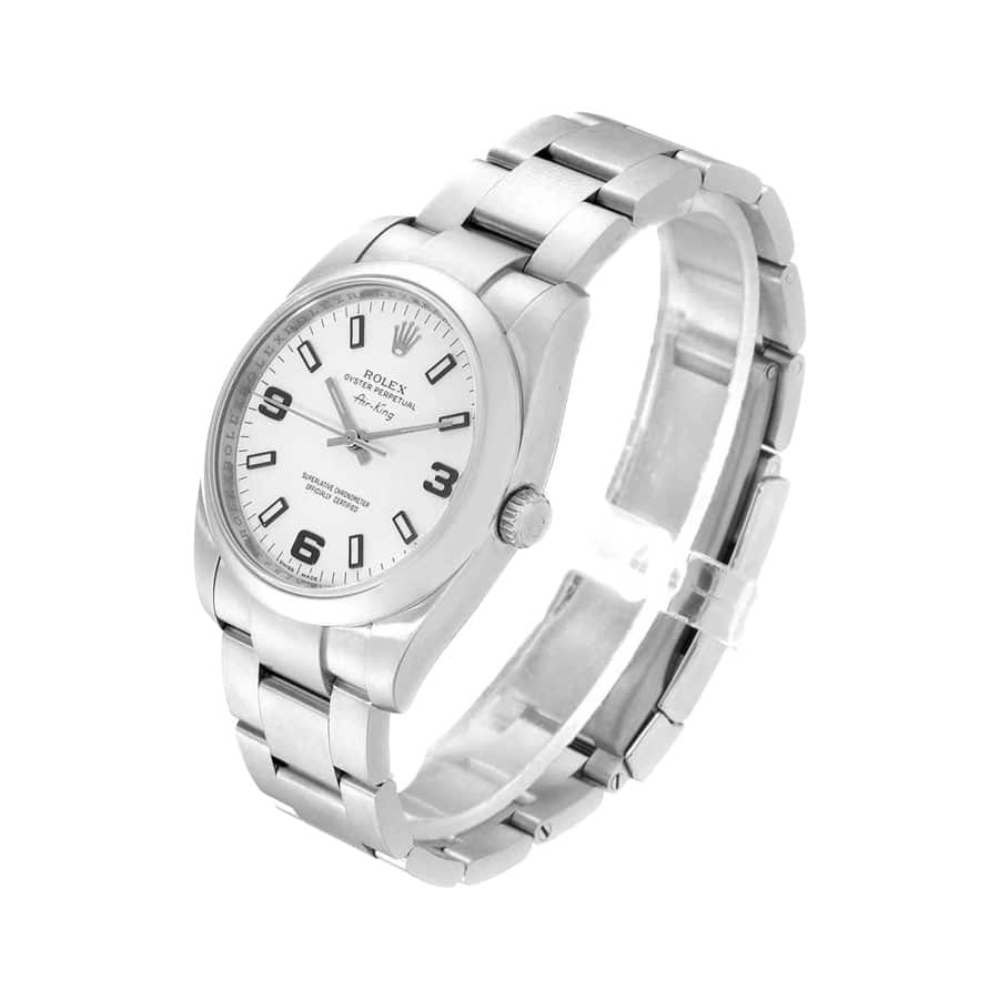 Rolex Air-King 114200 Super Clone White Dial