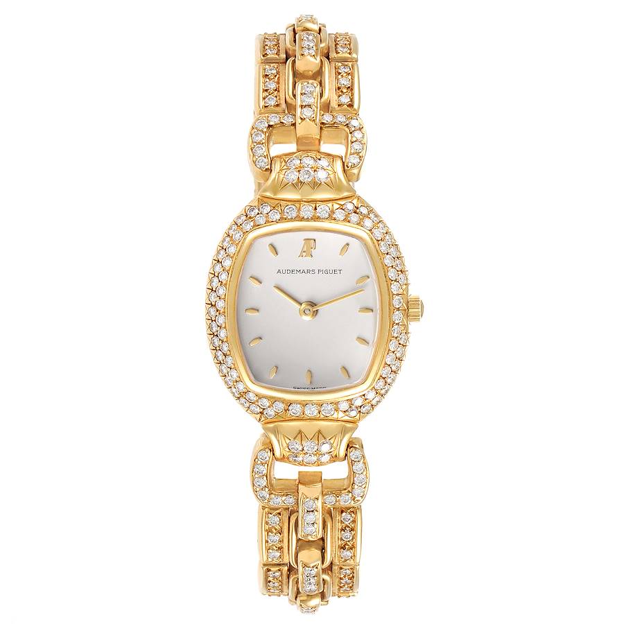 Audemars Piguet Audemarine Yellow Gold Diamond Ladies Watch 66474