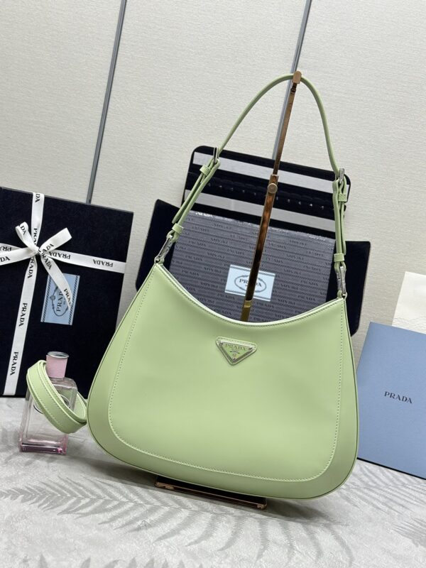 Replica Prada Cleo Brushed Green Bag