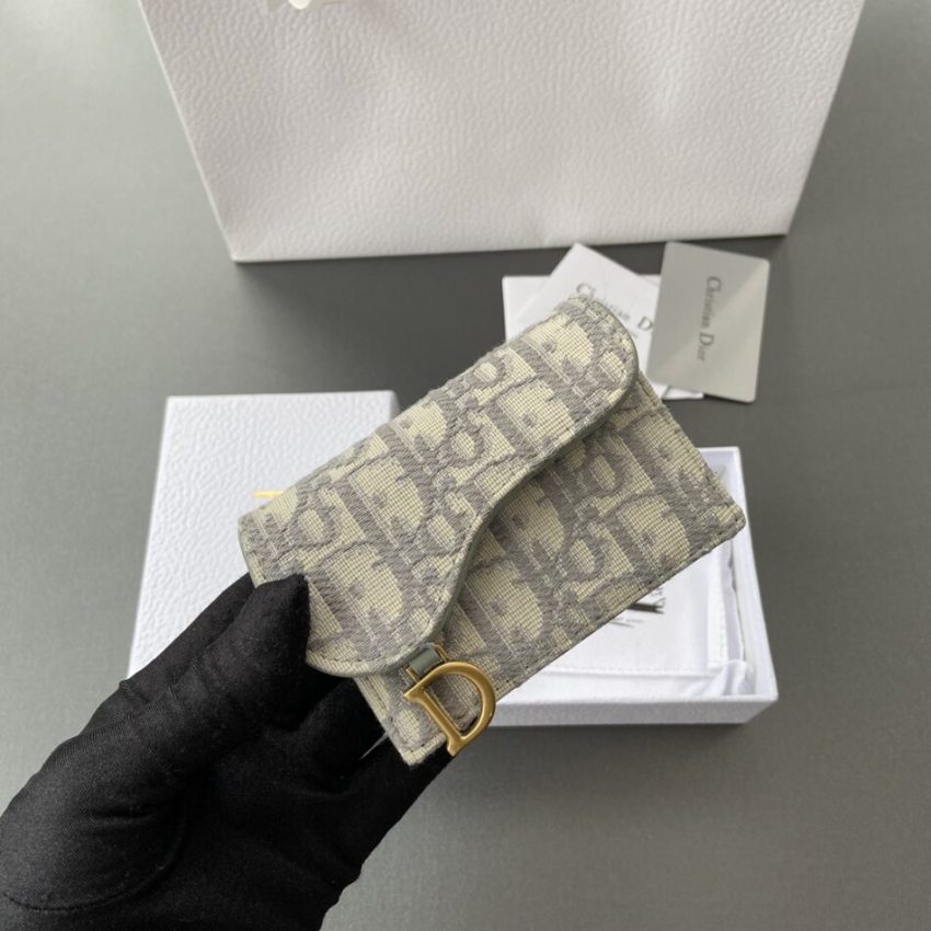 Replica Dior Bloom Card Holder Beige