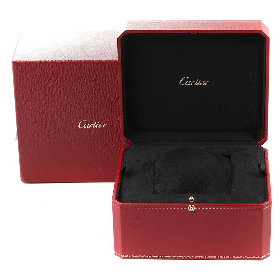 Cartier Tank Americaine White Gold Diamond Ladies Watch WB7073L1