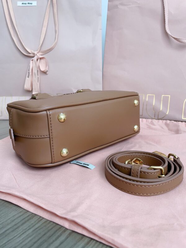 Replica Miu Miu Arcadie Small Full Brown