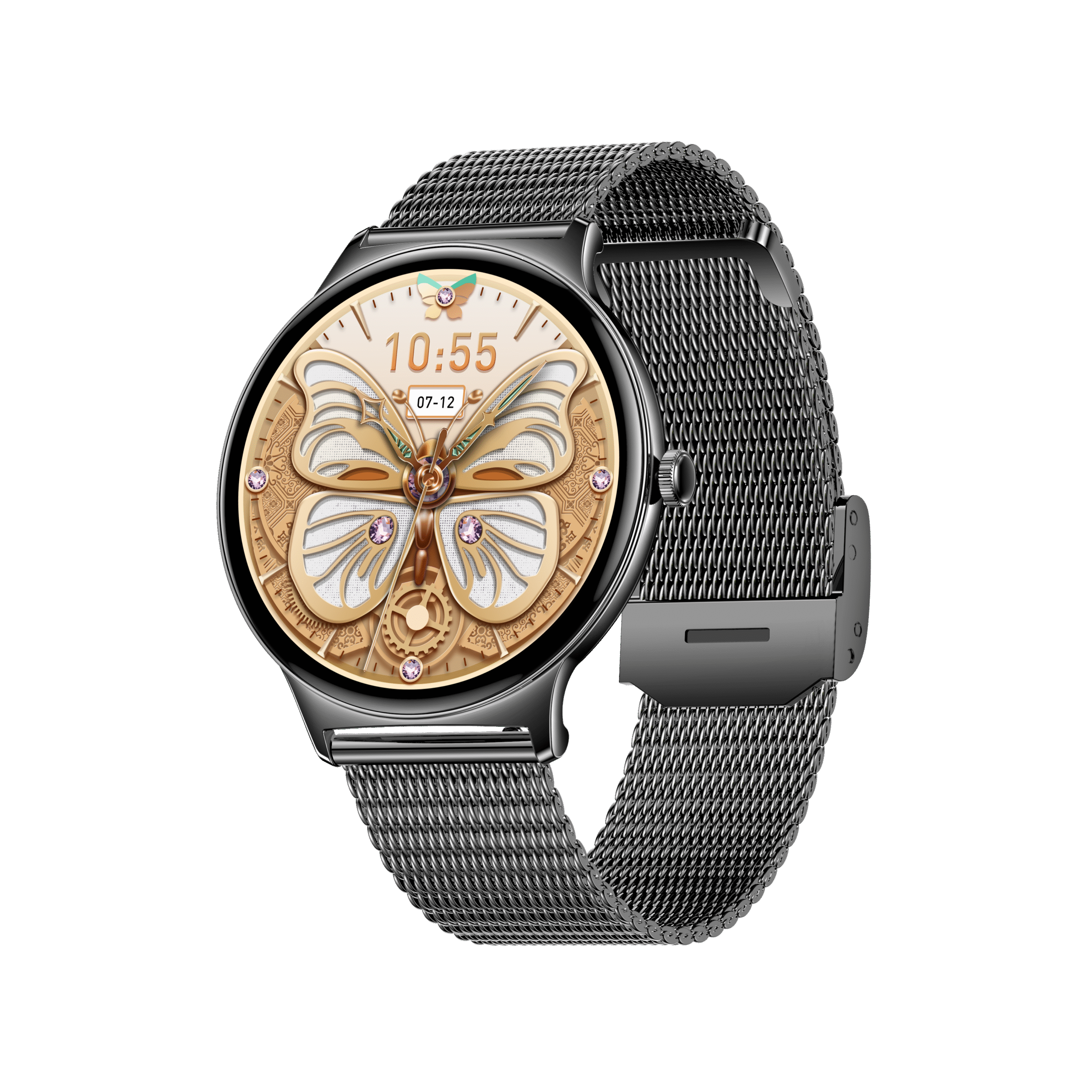 Smartwatch Amoled Display 7.9mm Thin Bluetooth Call Health Monitoring Slim Smart Watch