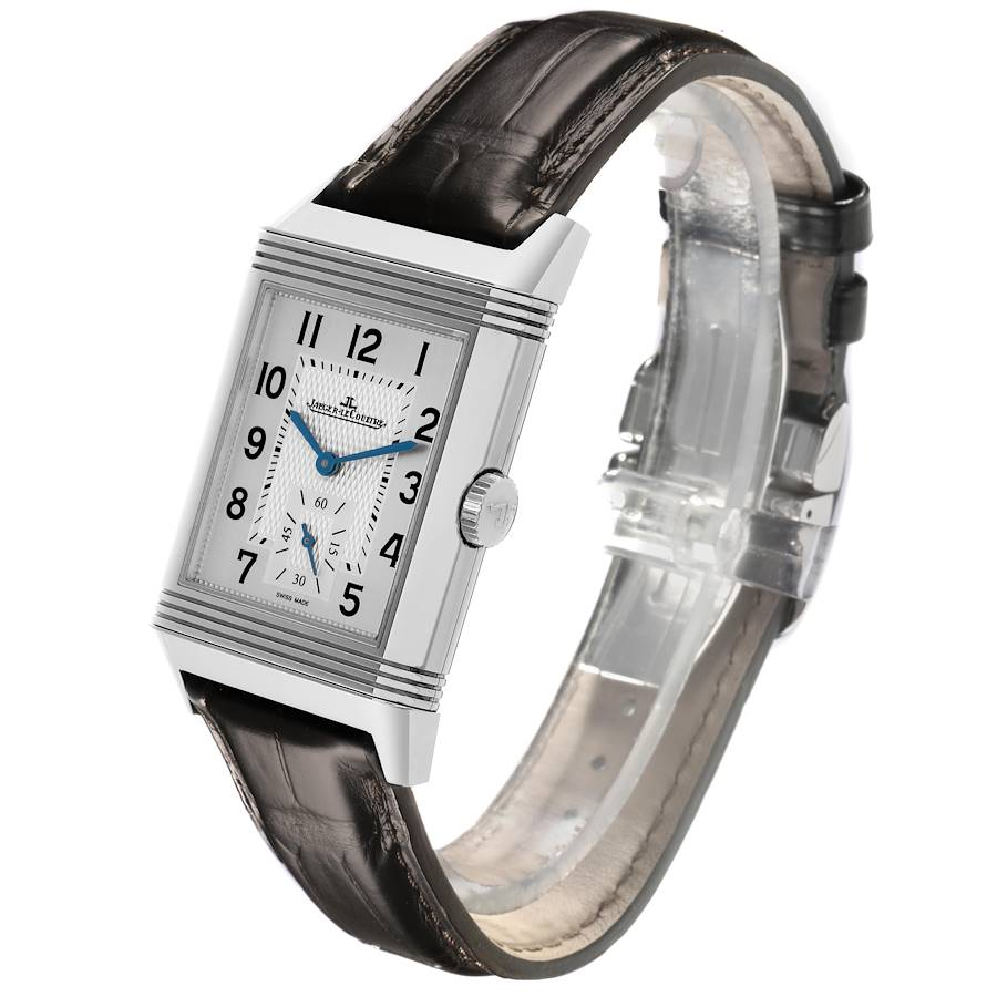 Jaeger LeCoultre Reverso Duo Day Night Steel Watch 215.8.D4 Q3848420