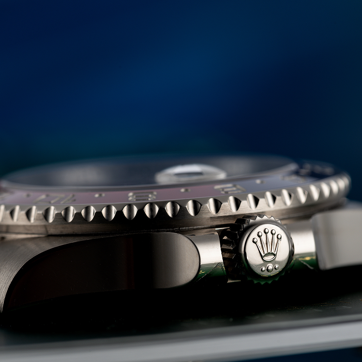 Rolex GMT Master II White Gold Meteorite Dial Pepsi Bezel Mens Watch 126719BLRO-0002 in 2021 New