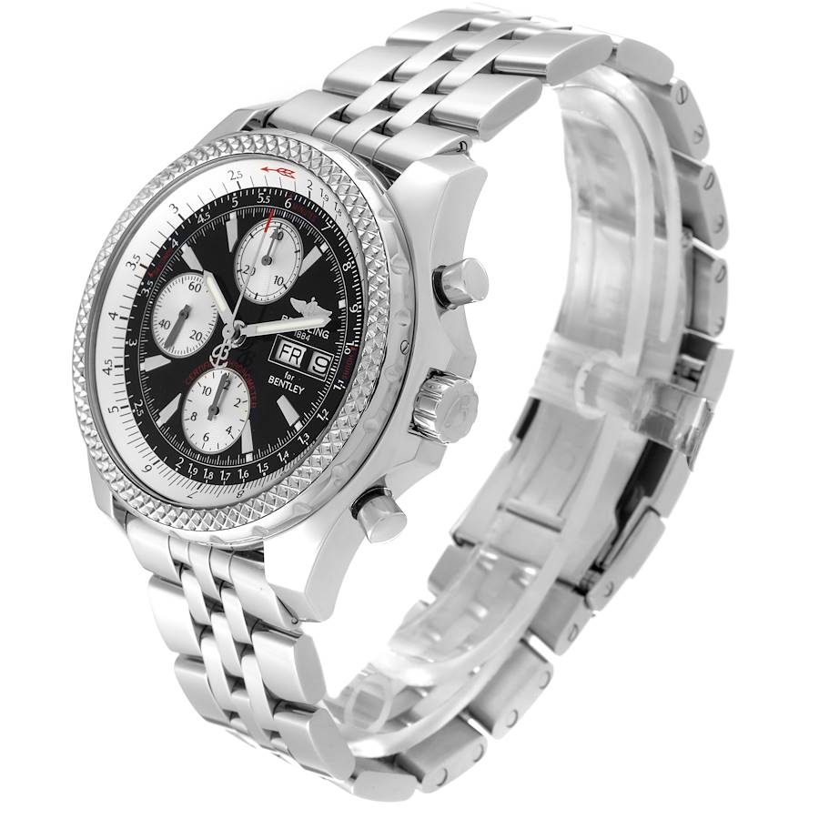 Breitling Bentley Motors GT Black Dial Steel Mens Watch A13362