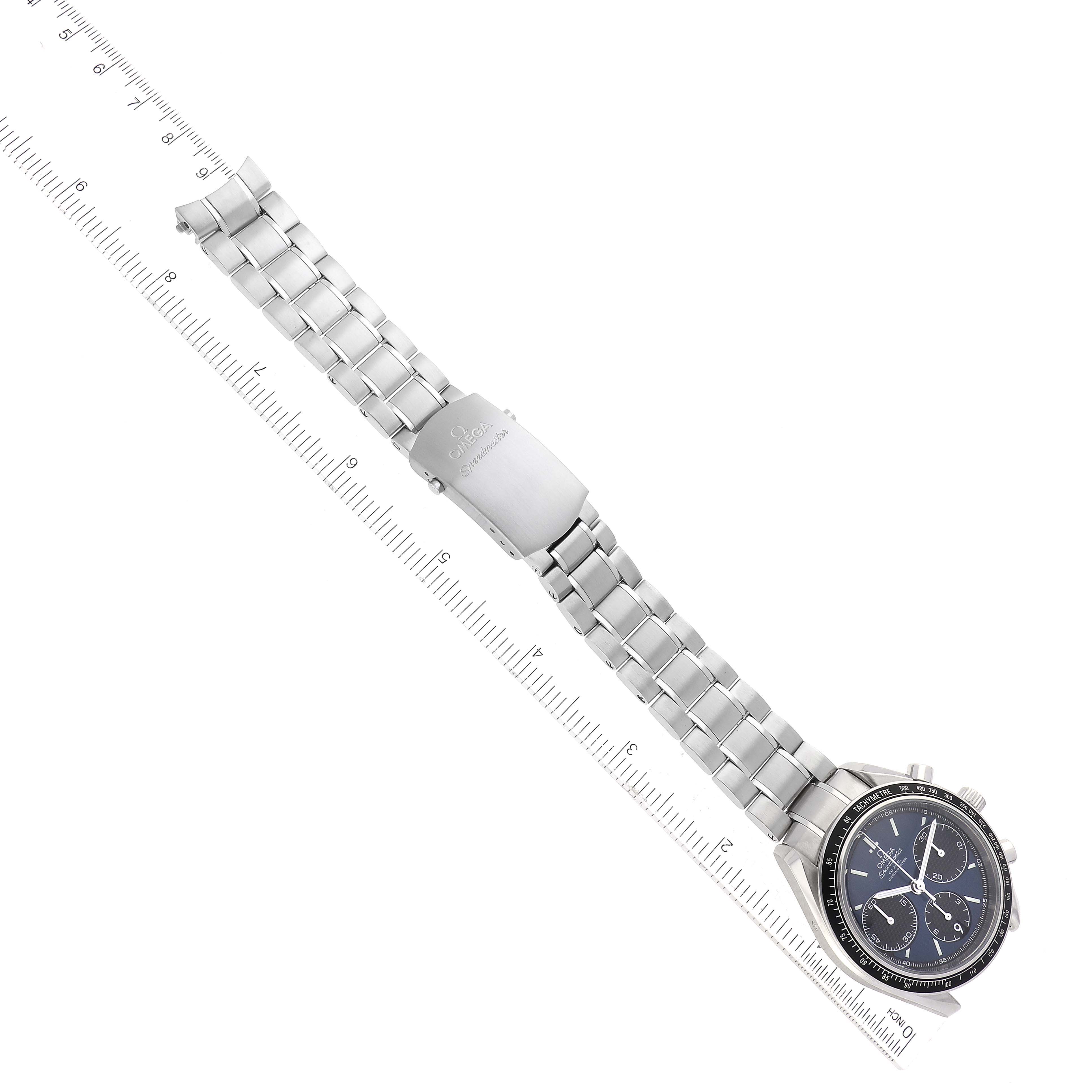 Omega Speedmaster Racing Blue Dial Steel Watch 40.0 MM 326.30.40.50.03.001