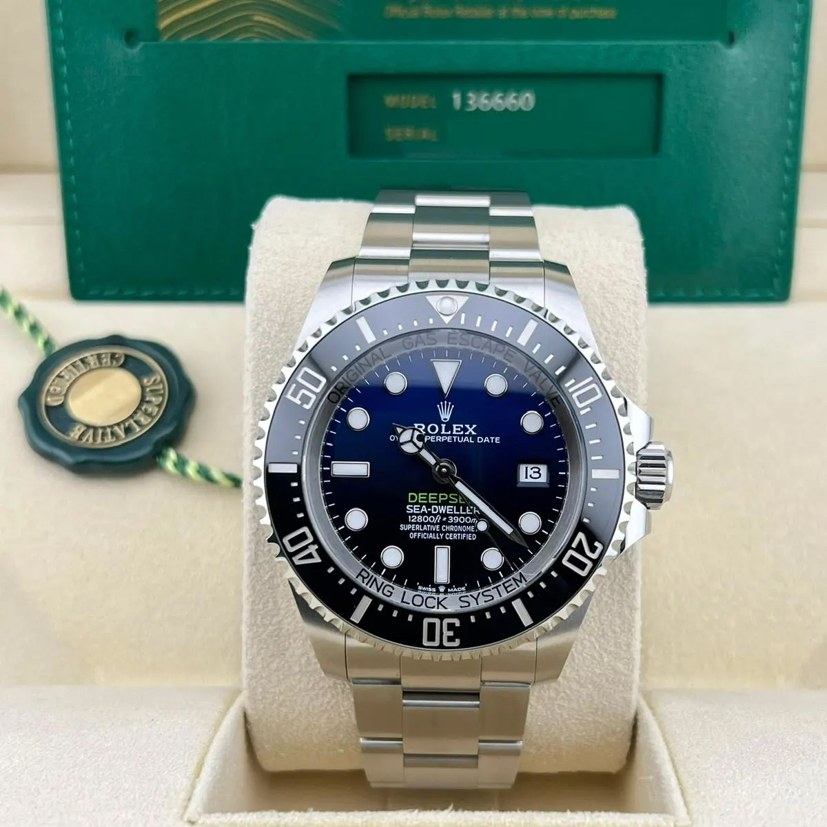 Newest 136660 Rolex Sea-Dweller Deepsea D-Blue James Cameron | 44mm | 136660-0003 | 136660-0004 | Steel | 2024 | Unworn