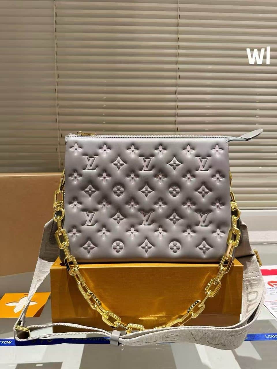 Louis Vuitton Coussin PM Grey 26cm M20842