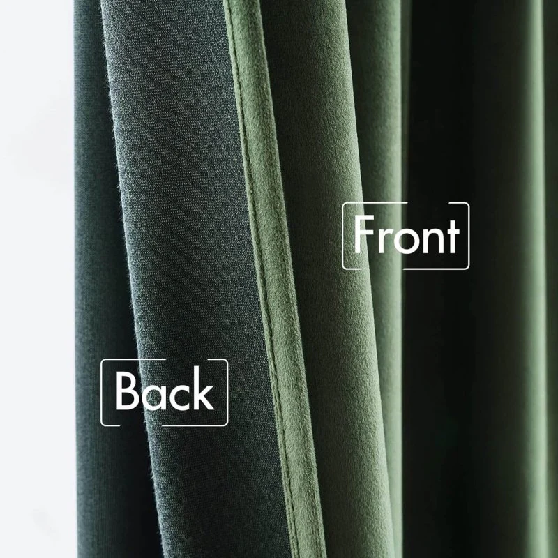 Custom Velvet Luxury Blackout Curtains  (2 Panels) - Grommet