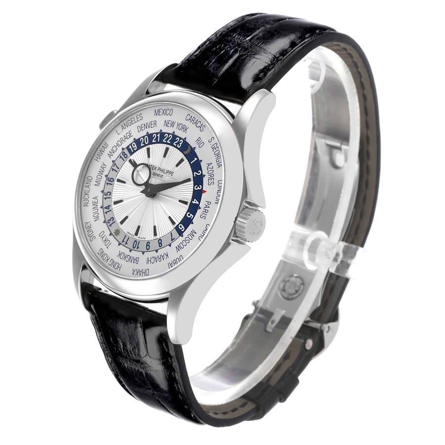Patek Philippe World Time Complications White Gold Mens Watch 5130