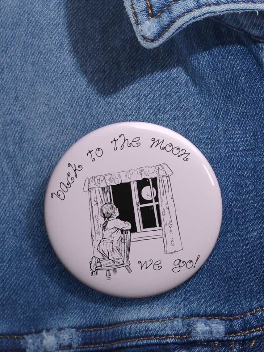 Back to the Moon We Go! Button