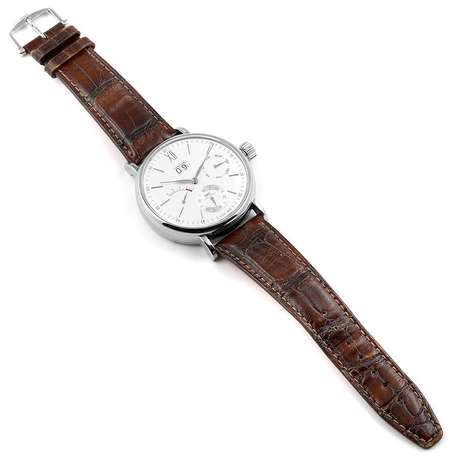 IWC Portofino 8 Days Power Reserve 45 Steel Mens Watch IW516201
