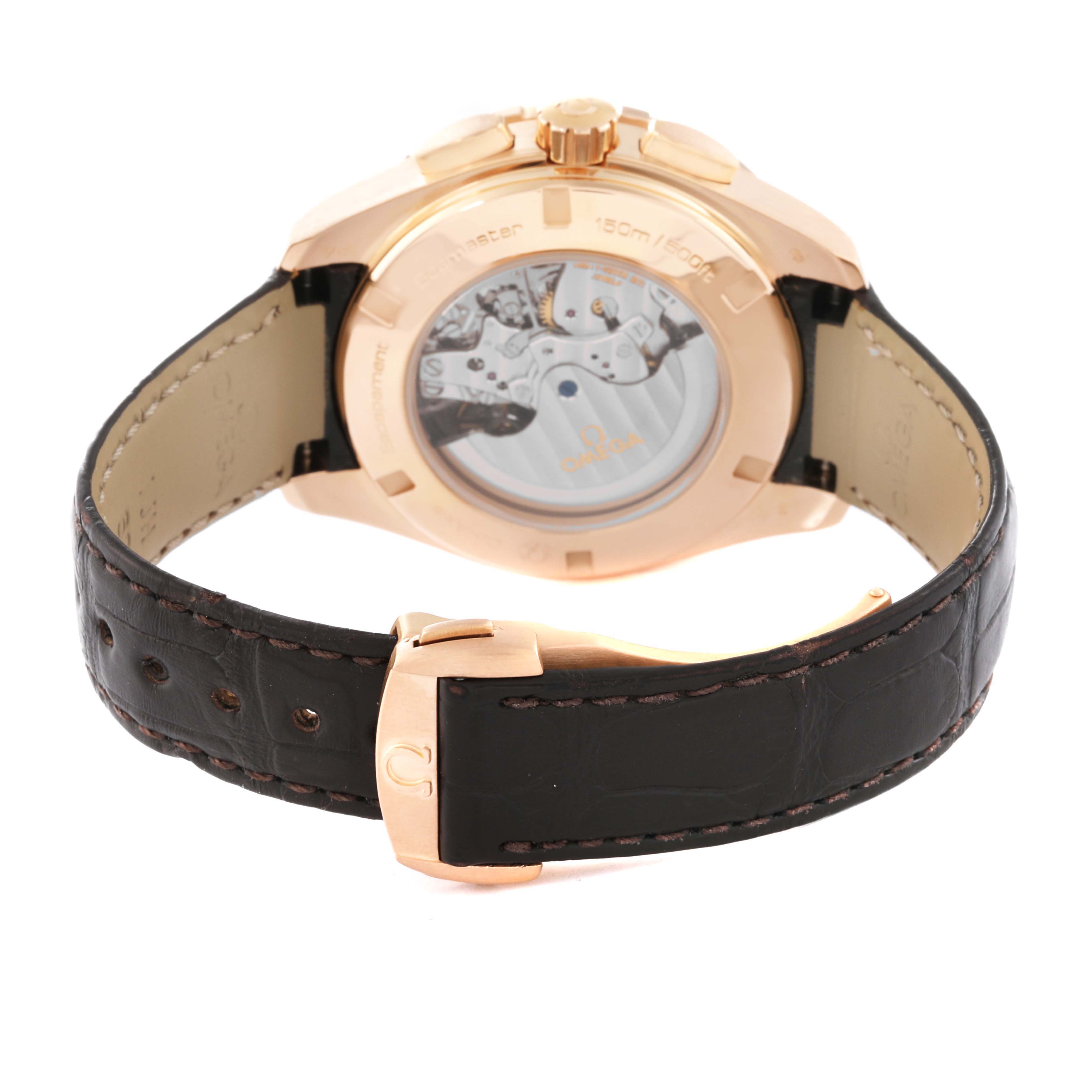 Omega Seamaster Aqua Terra GMT Rose Gold Mens Watch 44.0 MM 231.53.44.52.06.001