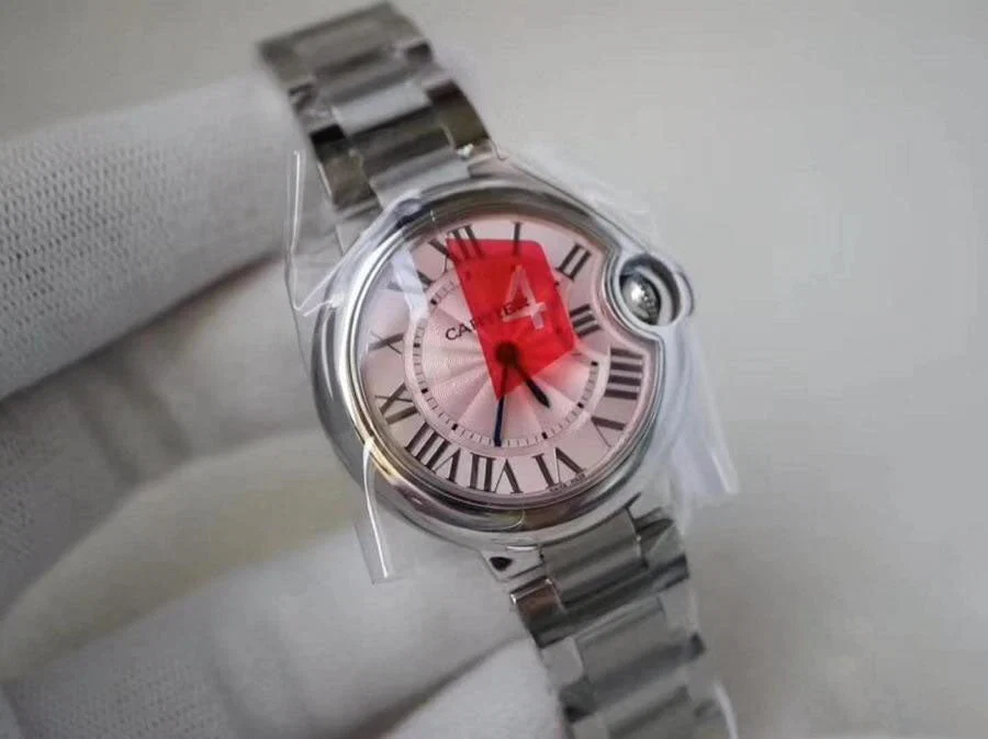 BALLON BLEU DE  WE902073 33MM V6 FACTORY PINK DIAL