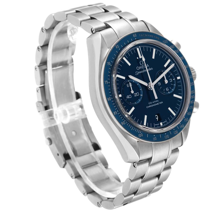 Omega Speedmaster Blue Dial Titanium Mens Watch 311.90.44.51.03.001