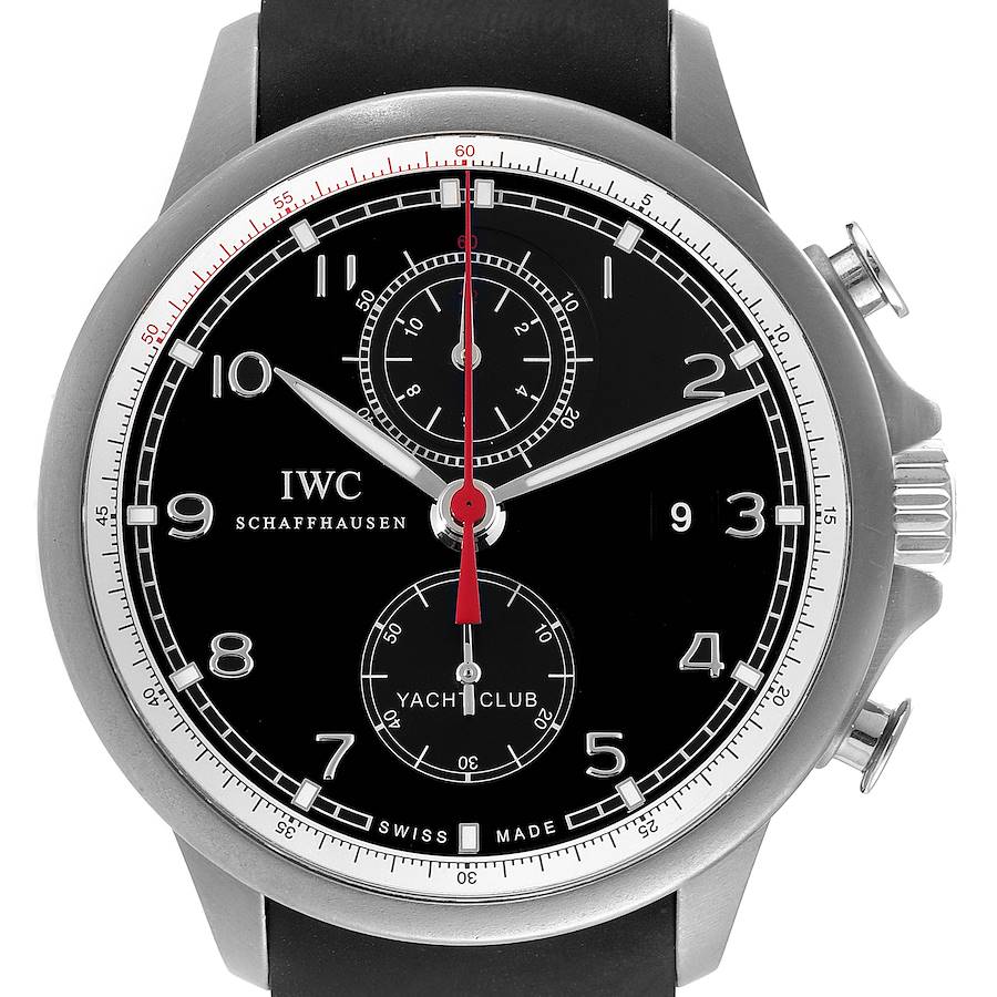 IWC Portuguese Yacht Club Chronograph Titanium Volvo Limited Edition Mens Watch IW390212