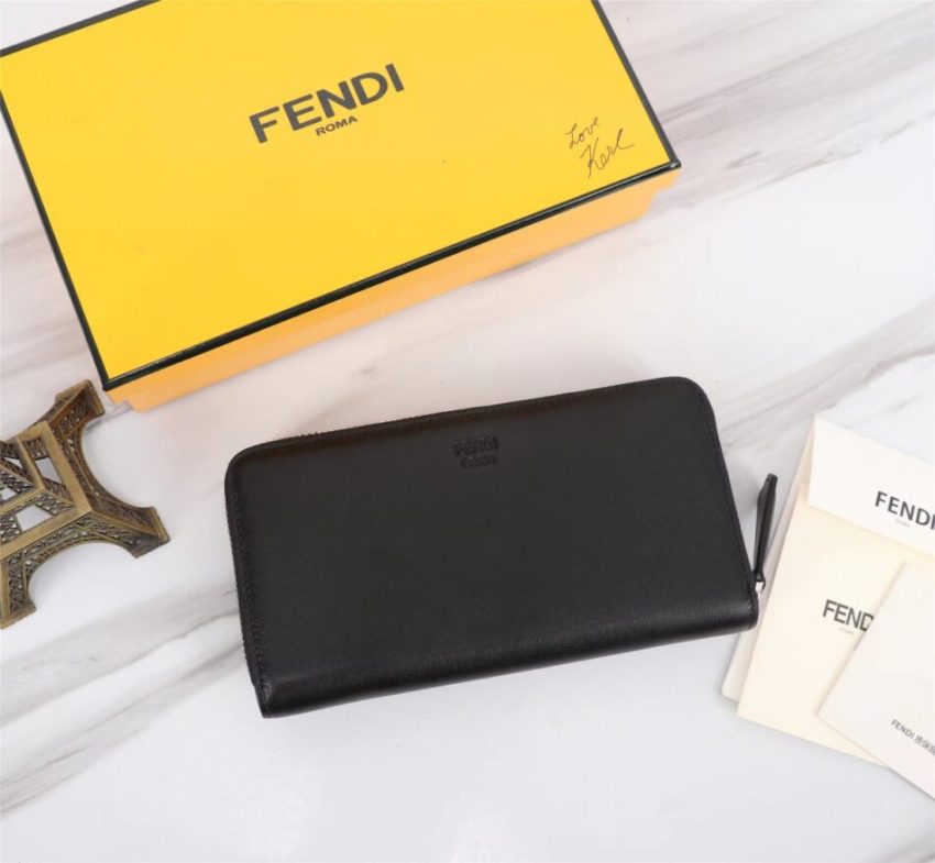 Replica Fendi Black Eyes Wallet
