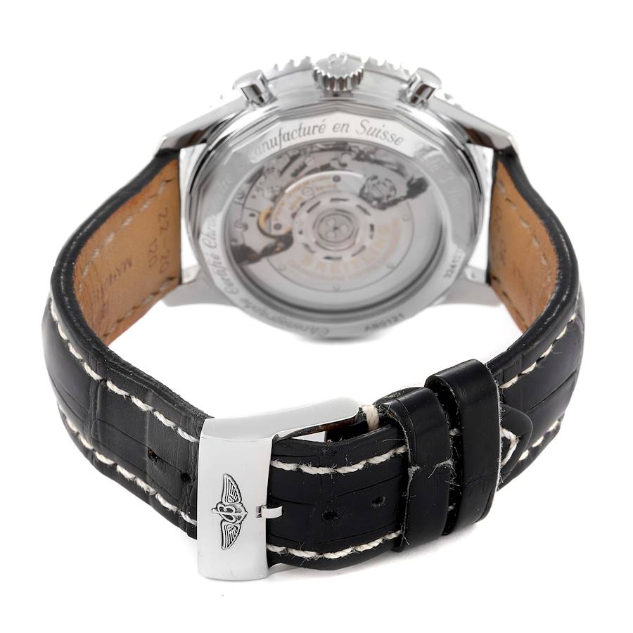 Breitling Navitimer 01 Black Dial Steel Mens Watch AB0121