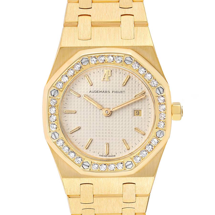 Audemars Piguet Royal Oak Yellow Gold Diamond Ladies Watch 56271BA