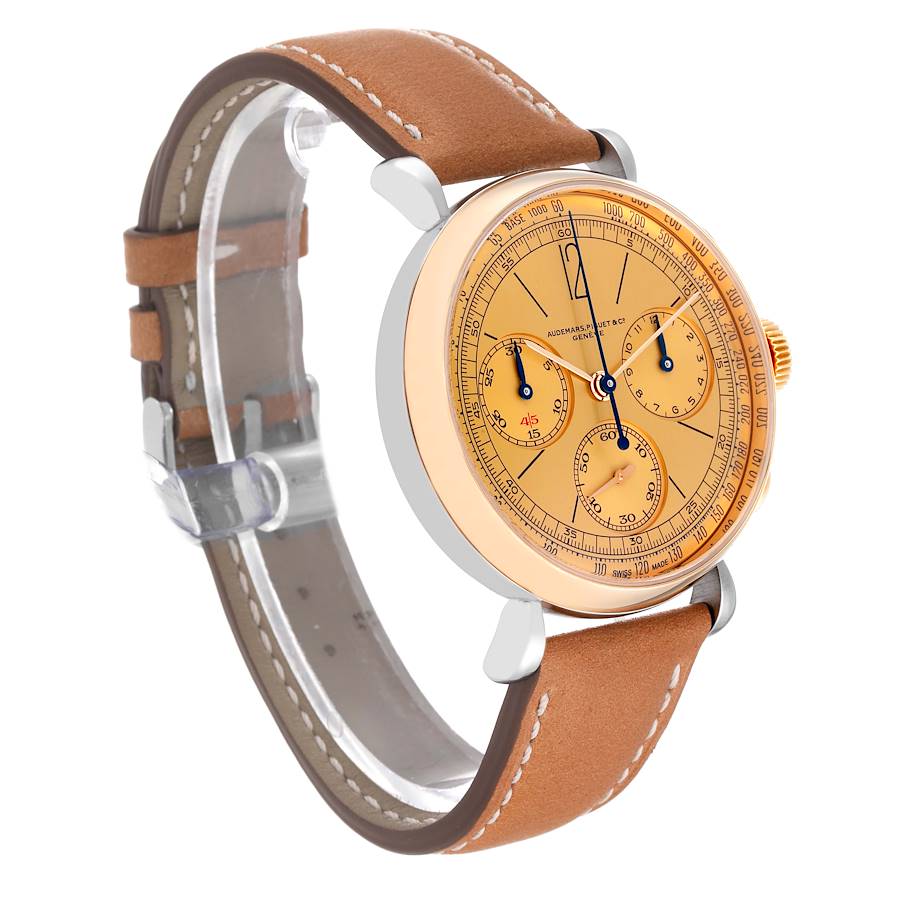 Audemars Piguet Remaster 01 Limited Edition Rose Gold Steel Mens Watch 26595SR
