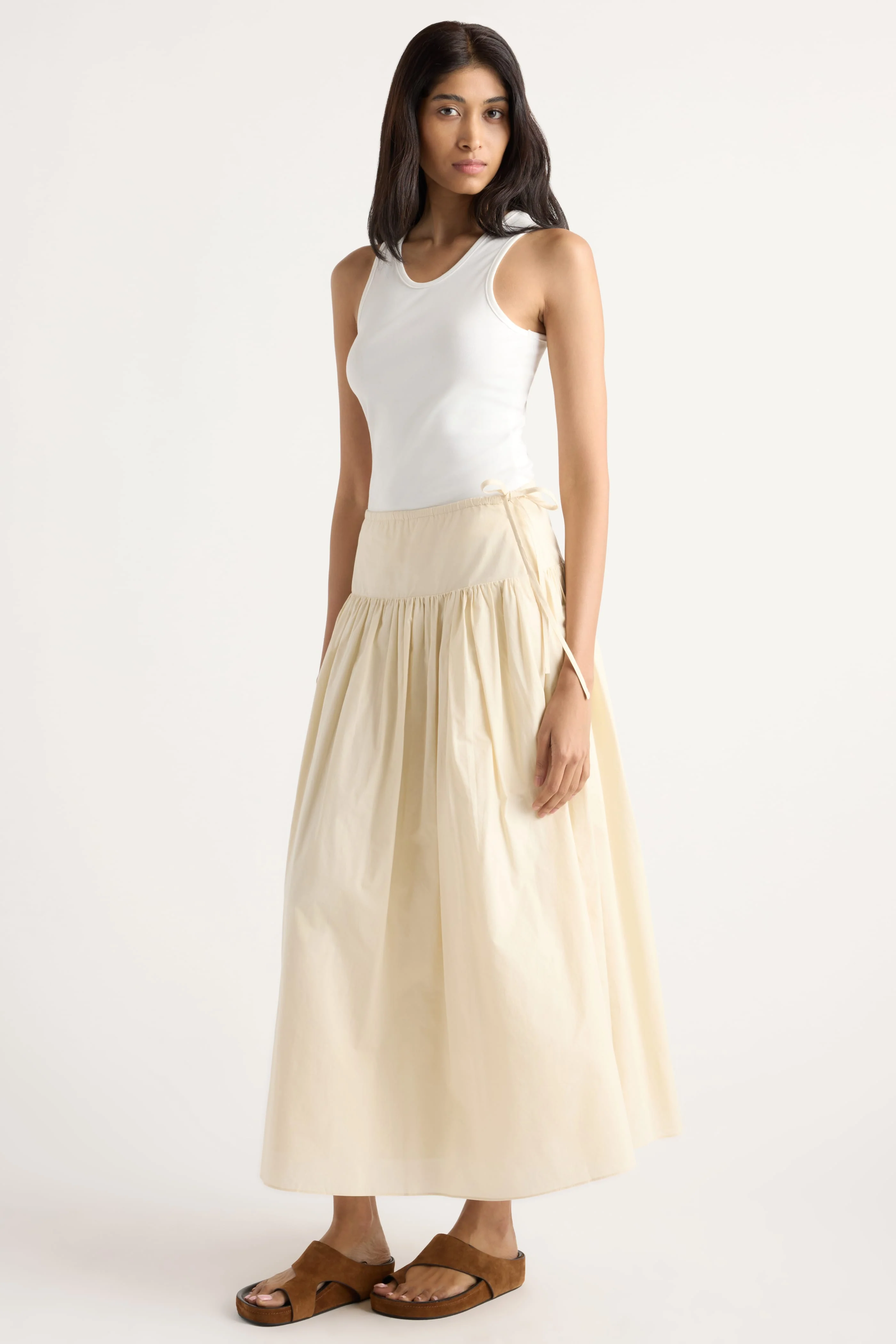 Bao Organic Cotton Drop-Waist Skirt
