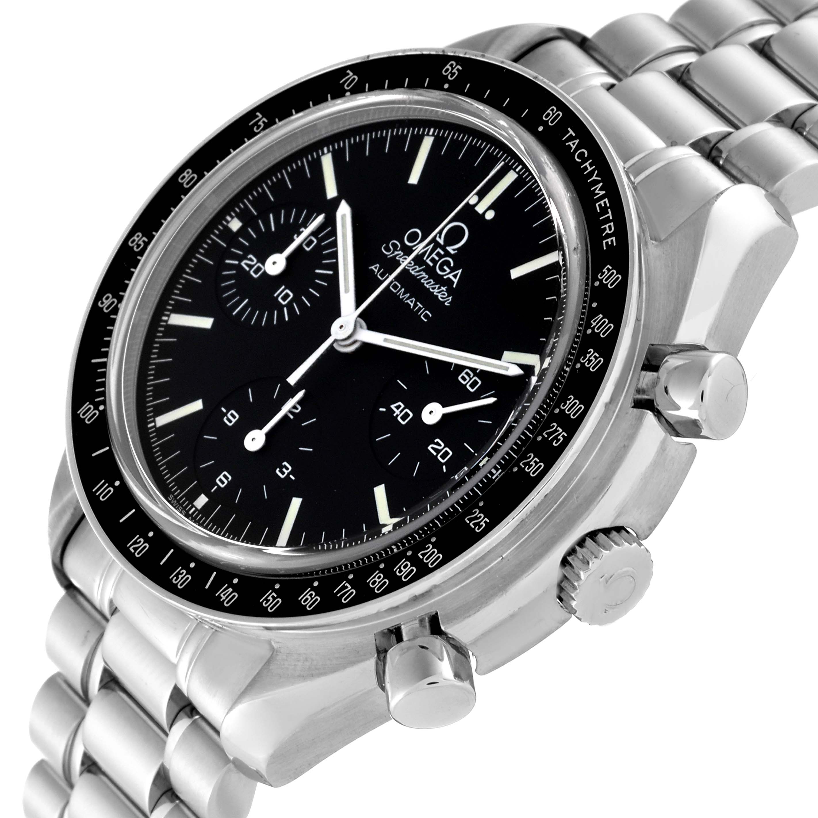 Omega Speedmaster Reduced Chronograph Steel Mens Watch 39.0 MM 3539.50.00