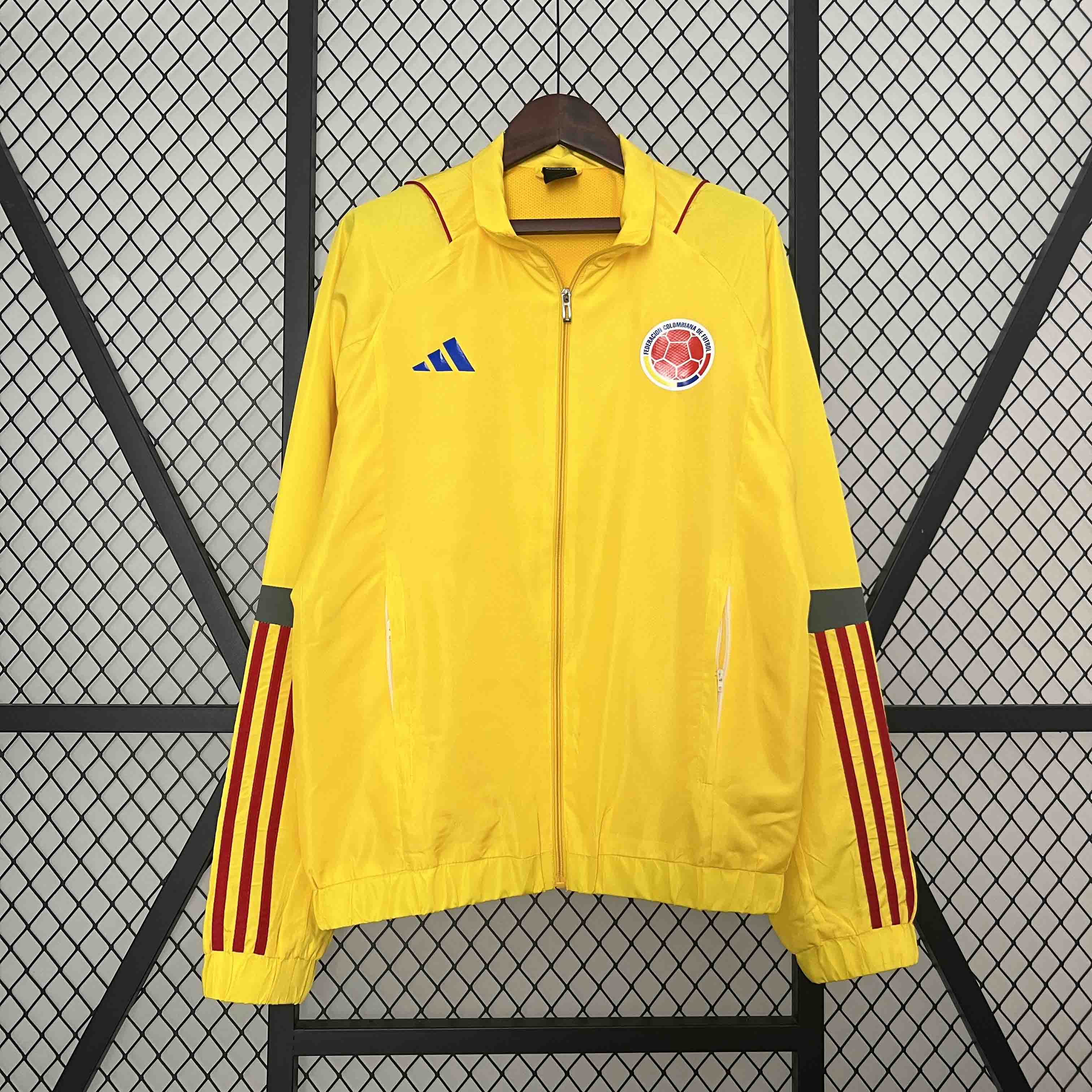 Colombia 2024 Yellow Windbreaker