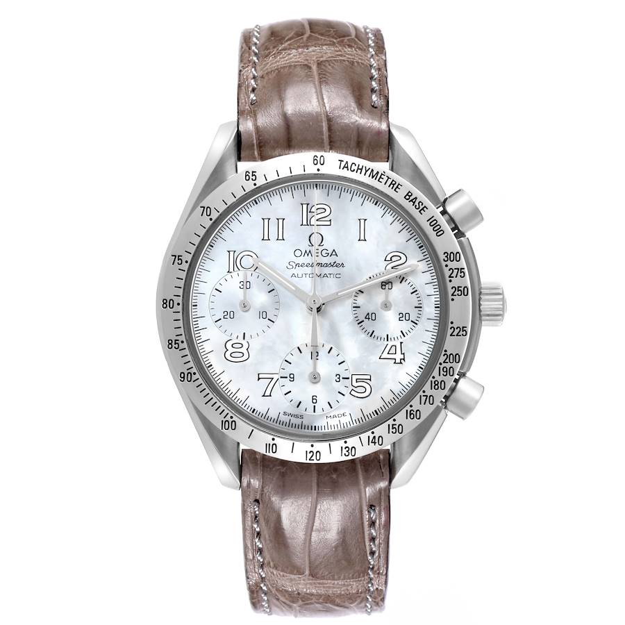 Omega Speedmaster Reduced Mother of Pearl Dial Steel Ladies Watch 3802.70.56