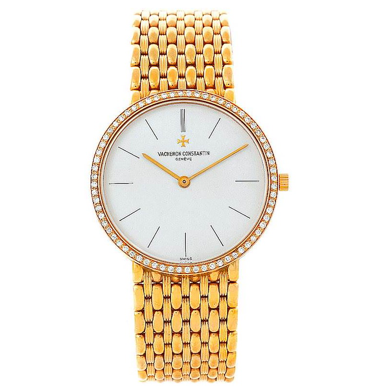 Vacheron Constantin 18K Yellow Gold Diamond Watch 33593
