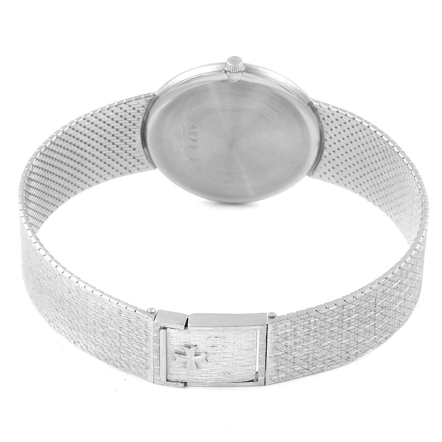Vacheron Constantin Patrimony White Gold Vintage Mens Watch 6352