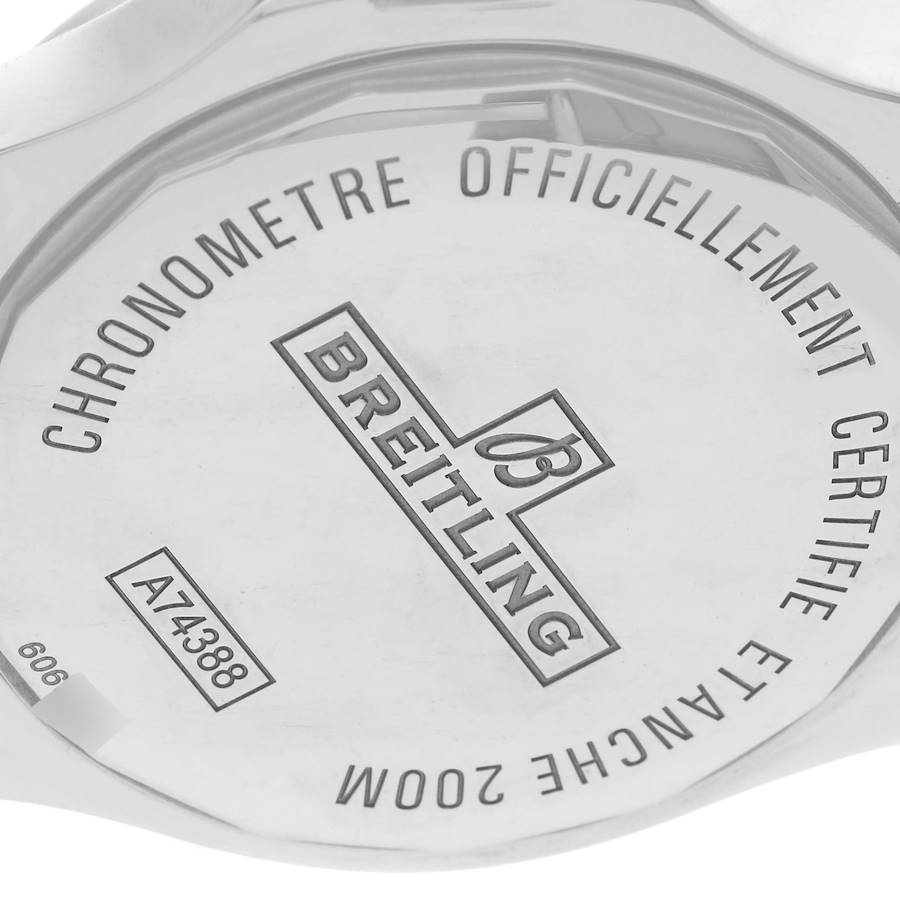 Breitling Colt Black Dial Steel Quartz Mens Watch A74388